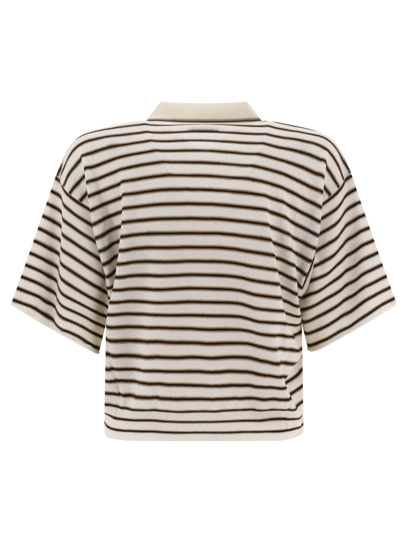 BRUNELLO CUCINELLI Sparkling Stripe polo